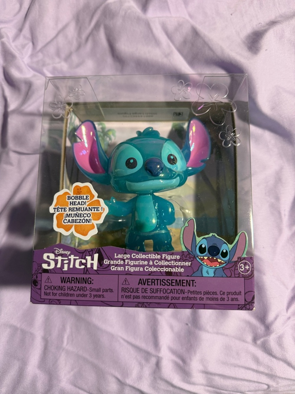 Disney Stitch Collectible Figure - Teal & Pink Ears